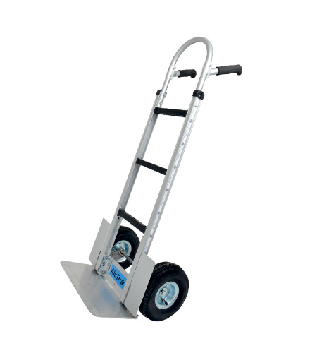 AluTruk With Folding Toe Plate and Pneumatic Wheels