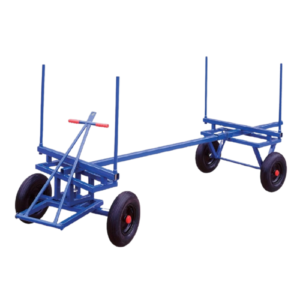 1000kg Rated Timber Trolley With 410mm Pneumatic Wheels