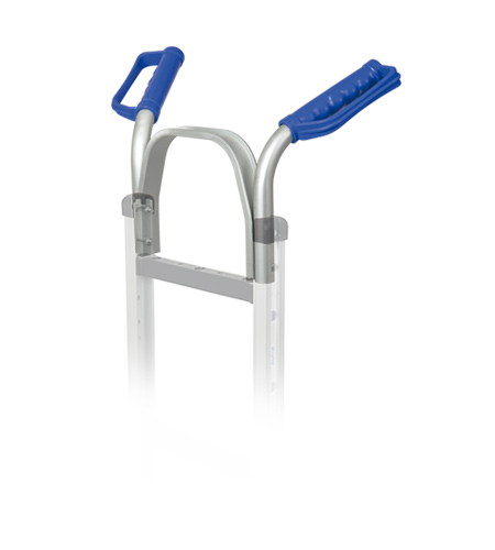 AluTruk Wide Twin Grip Handle With U-Loop (Blue)