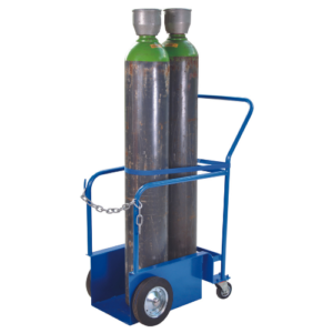 Four Wheeled 200kg Rated Cylinder Trolley