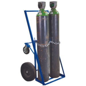 Four wheeled Oxy-acetylene Cylinder Trolley
