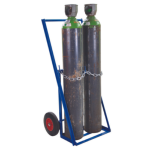 Two wheeled Oxy-acetylene Cylinder Trolley
